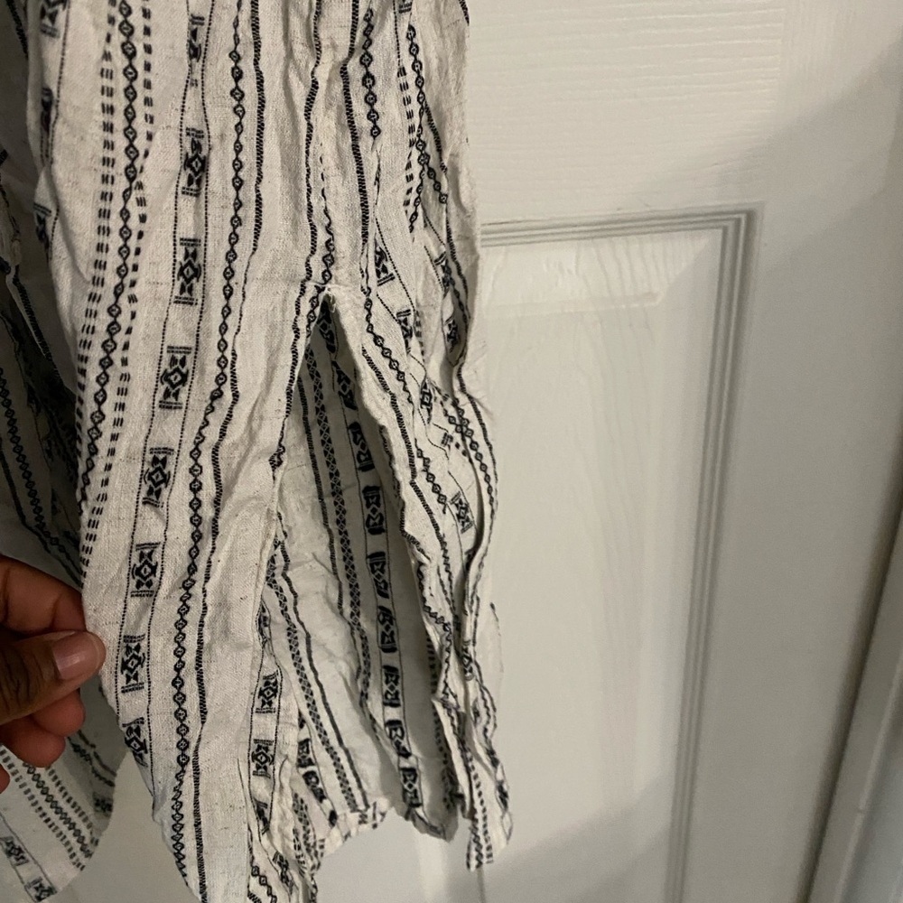 NWOT Time and Tru Black and White Patterned Midi Dress Size 1X - Picture 9 of 16
